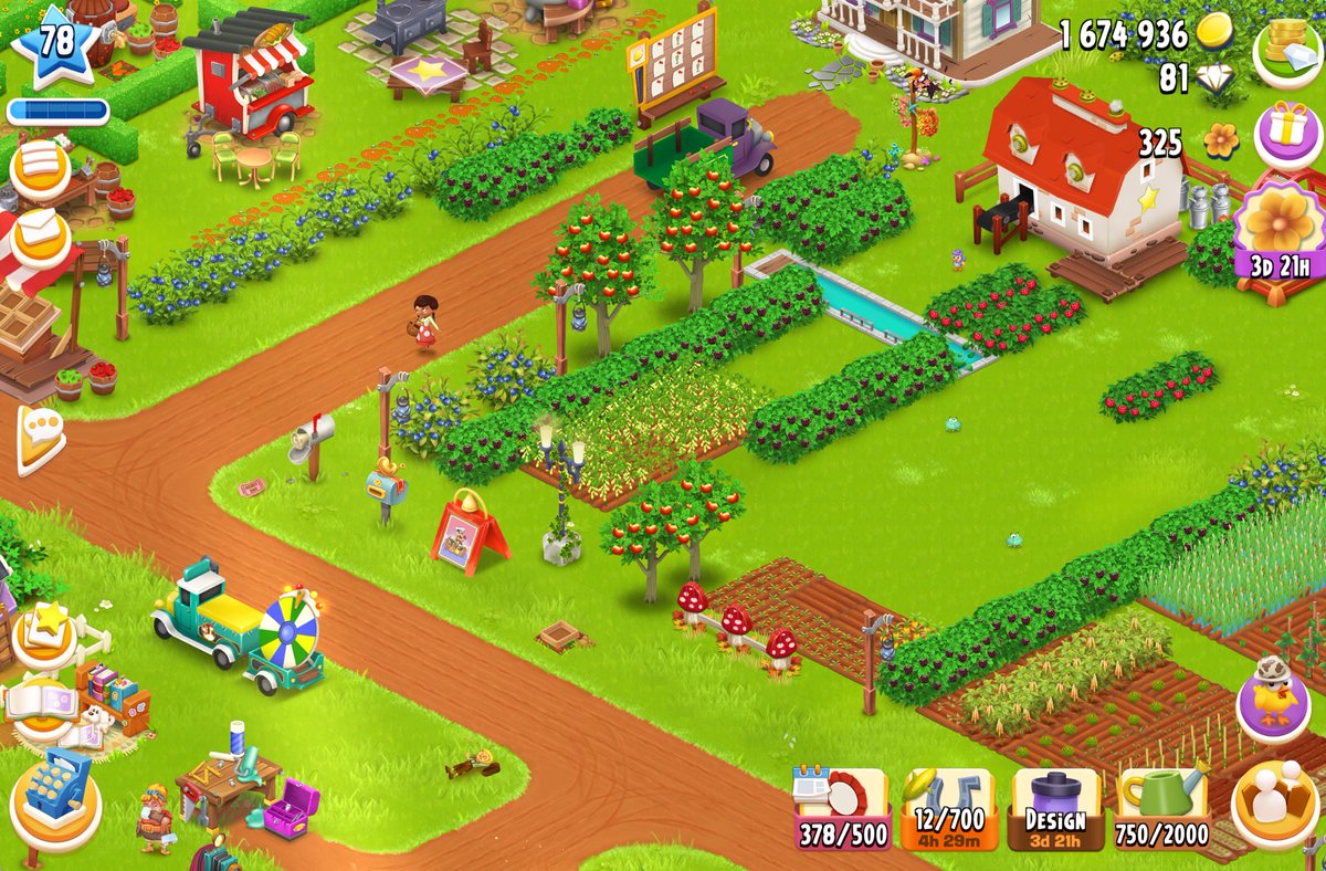 Icnarus's tweet photo. Kegiatan wajib, jadi petani 👩‍🌾 
main udah hampir 2 tahun tapi level kecik karena mood mood an mau maininnya https://t.co/piD7OnQ7Xk