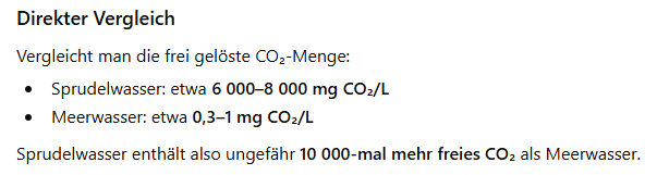RufAlfred's tweet photo. @hannokinkel @joerg_wende @HolzheuStefan Diese Analogie ist irreführend. Die CO2-Konzentration im Meerwasser liegt weit unter der Sättigung. CO2 kann nicht heraussprudeln. Der Übergang findet nur an der bestehenden Phasengrenzfläche statt. Es findet keine Ausgasung durch Blasen wie bei Sprudelwasser statt. https://t.co/Ae3Ggs0zw2