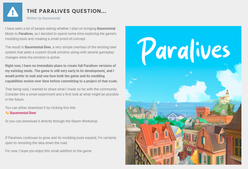 MayWorldDream1's tweet photo. 🚨Paralives Mods🚨 Making a great point right now, excited for the future 🥰
https://t.co/62e3S0x7GO
@ParalivesGame #paralives #paralivesbuild #sims4cc #paralivesmod https://t.co/Cf6bIWJb1H