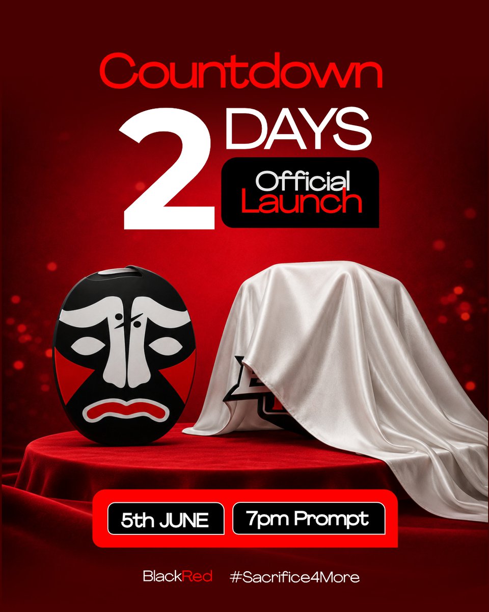 BlackRed_Live's tweet photo. 2 days.

A lot of you have been in our comments since May asking "what is BlackRed?"

On Thursday, the answer walks into the room.

Friday 5th June. 7pm.

#BlackRed #Sacrifice4More #Gisela #Ampadu #Carlos #Serwaa https://t.co/BWcPk2Spf4