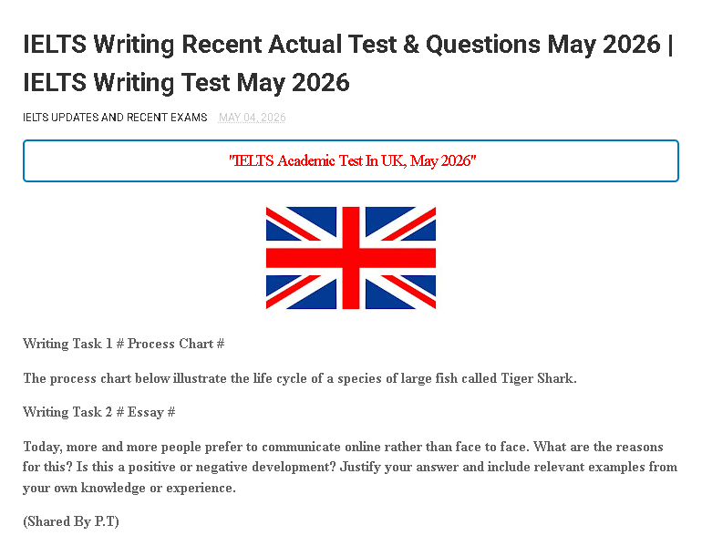 ielts_iuare's tweet photo. IELTS Exam Academic Writing Test, May 2026, United Kingdom
Click Here For More Writing Tests - https://t.co/gkN81oFmQ9
#IELTS #writing #ielts_writing #recent_ielts_exam #ieltswritingpractice #ieltswritingtests #ieltswritingtask2 https://t.co/RLZ8zEgRjt
