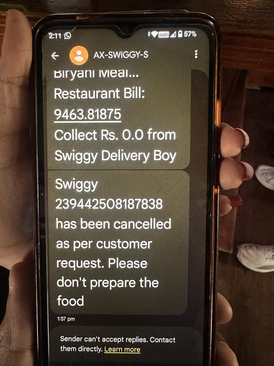 amangoyal's tweet photo. Trusted @Swiggy with a critical event order of 48 thalis. Order accepted, restaurant prepared it, yet @SwiggyCares later claimed “out of stock” and pushed cancellation. Social had screenshots showing Swiggy marked it as customer cancelled. I have screenshots and video proof. https://t.co/L8fL2MZwMH