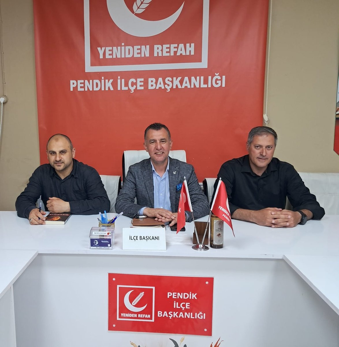 gencyrppendik's tweet photo. Yeniden Refah Partisi Pendik Gençlik Kolları olarak; haftalık yönetim toplantısına Teşkilât Başkanımız Ömer Faruk Yalvaç katılım sağladı.

Alınan kararların hayırlara vesile olması dileğiyle. https://t.co/cJGpe6IqsH