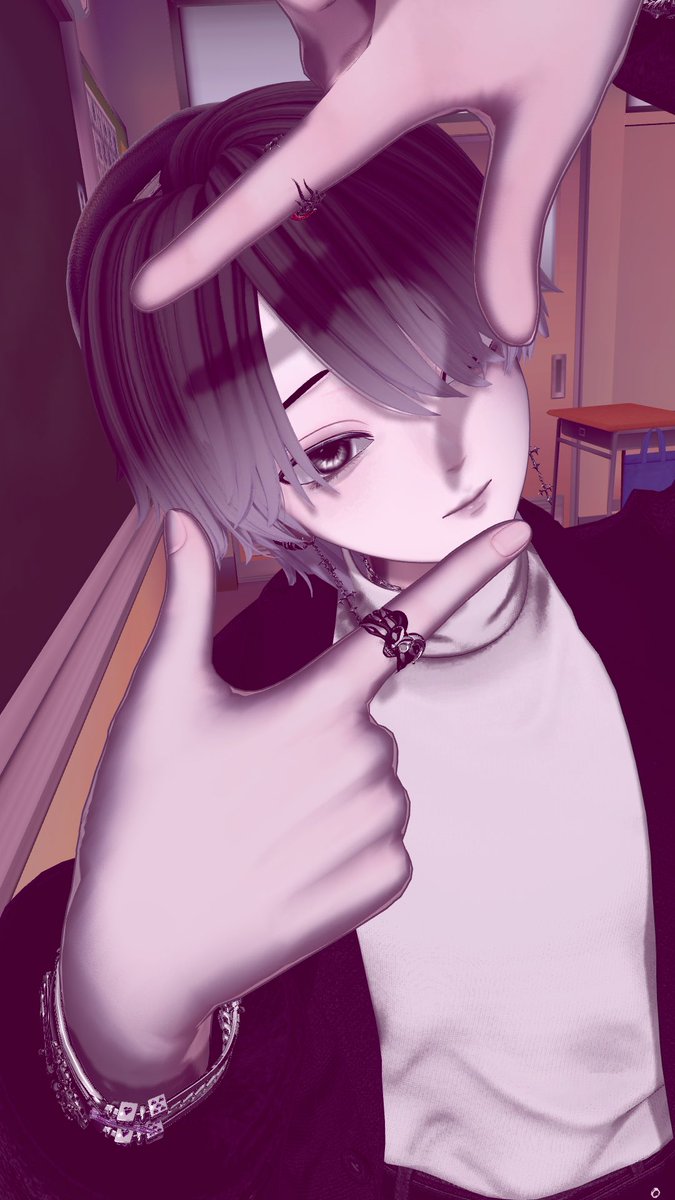 codama_vrc's tweet photo. 彼方くんのお写真撮ってきましたっっ!!(◍︎´꒳`◍︎)💕

#彼方3D https://t.co/xLmGb5xxvg