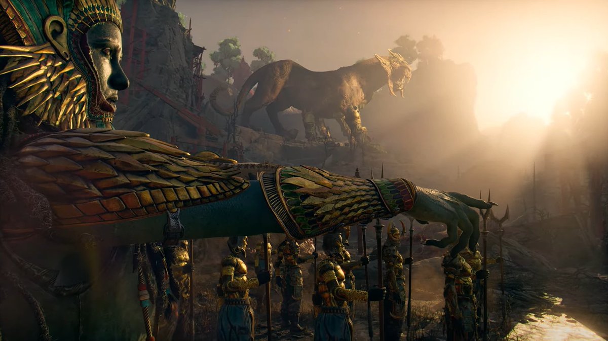 QuestWithMatt's tweet photo. The creature of second screen looks like Serpopard in #AsgardsWrath2 on #Quest3.
#GodofWar
#VR https://t.co/76k1Hj9GV1