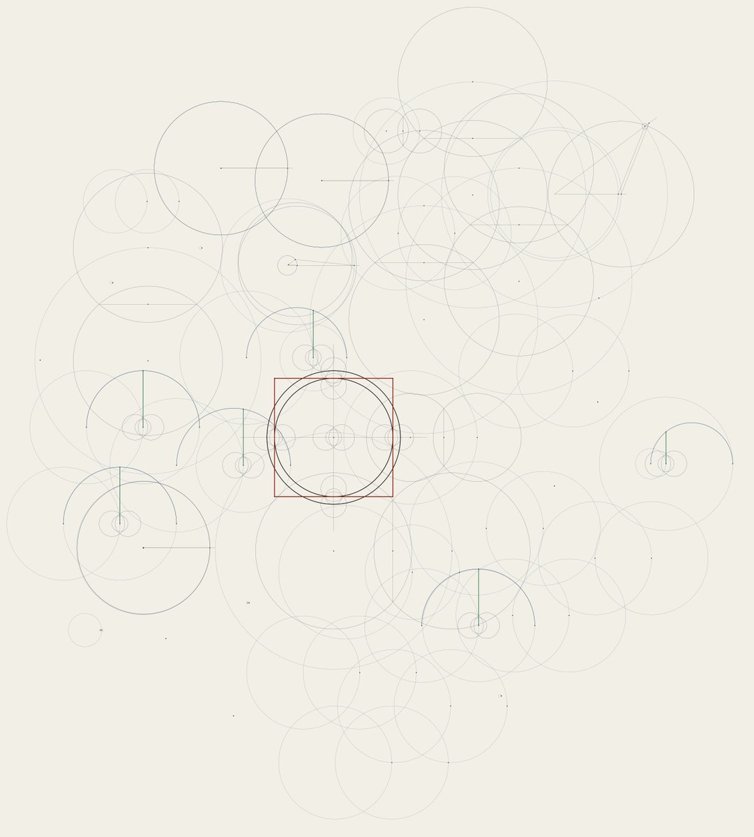 ArthurB's tweet photo. Approximate quadrature of the circle with straight edge and compass using 4 steps of Gauss-Legendre, relative error of 1.74 × 10⁻⁴¹. https://t.co/pmgJ6v0aUW