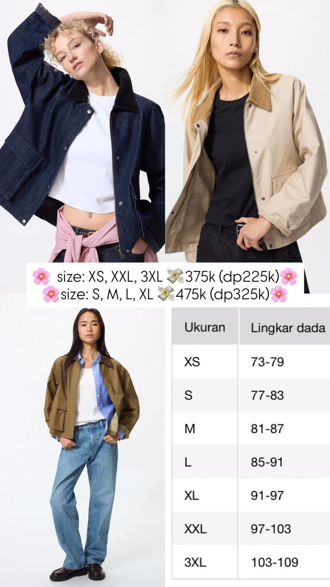 HechanGFhere's tweet photo. MaasyaAllah rame banget jastip Uniqlo dan GU batch iniiii karena beneran best deal , harga nyaaaa jauh banget sama harga normal biasa , dan kabar baik nyaa PROMO INI BERLAKU TERUS SAMPAI STOCK HABIS , beneran mau habisin barang karena mau ganti musim kannn, 

Aku masih open po sampai tgl 20 Juni yaaaa, tapi stock barang cepet habissss jadiiii kindly dm mauuuu ikut barengan po yg mana yaaa😍