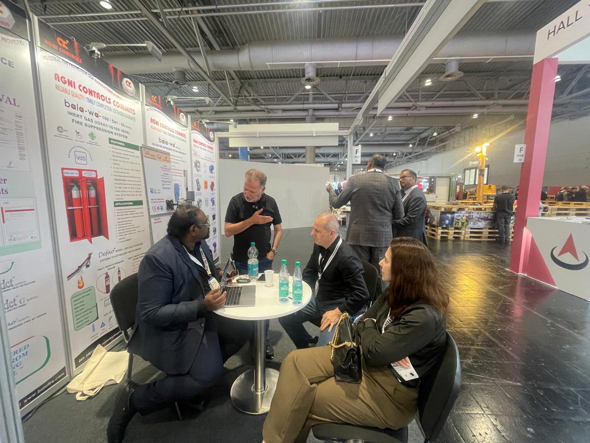 AgniControls's tweet photo. OUR STALL AT "INTERSCHUTZ EXPO 2026" @ HANNOVER, GERMANY https://t.co/sENhCP2igs