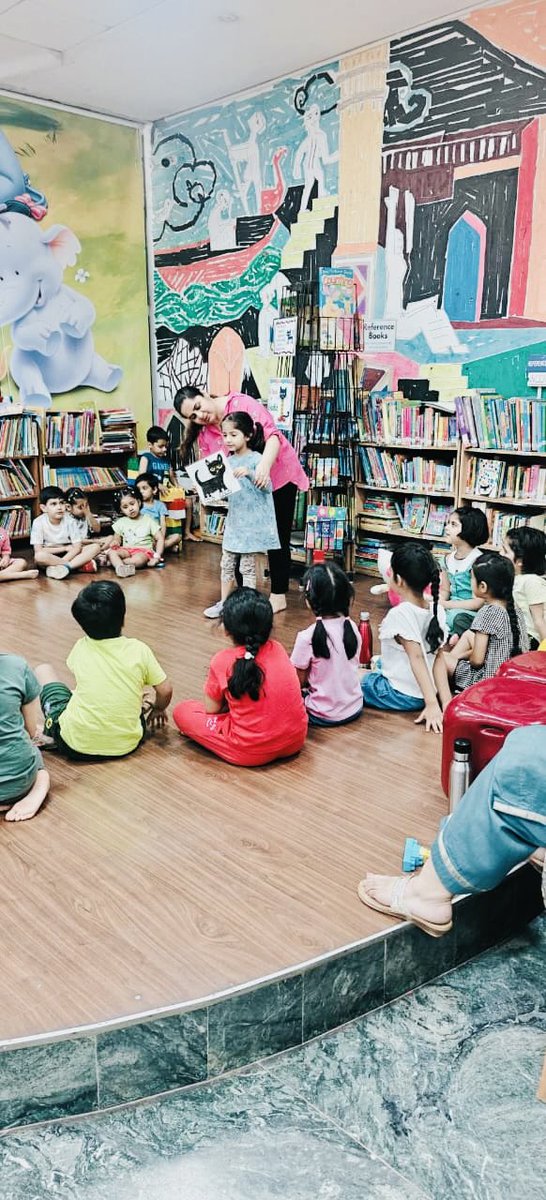 TSCSLibrary's tweet photo. Pete’s Groovy Storytime organised in the Library for 3-6 year old children today, part of our ongoing Summerfest workshop.
Resource person: Amanpreet Kaur
@RrrlfKolkata https://t.co/WGwFQXPmiJ