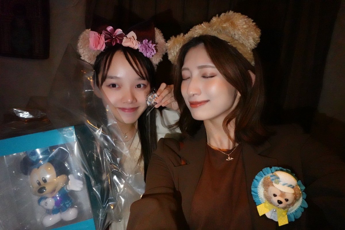 051021marin's tweet photo. 愛美と急遽ディズニーシーデート🧸🫧🤎 https://t.co/0WD0n4CHlq