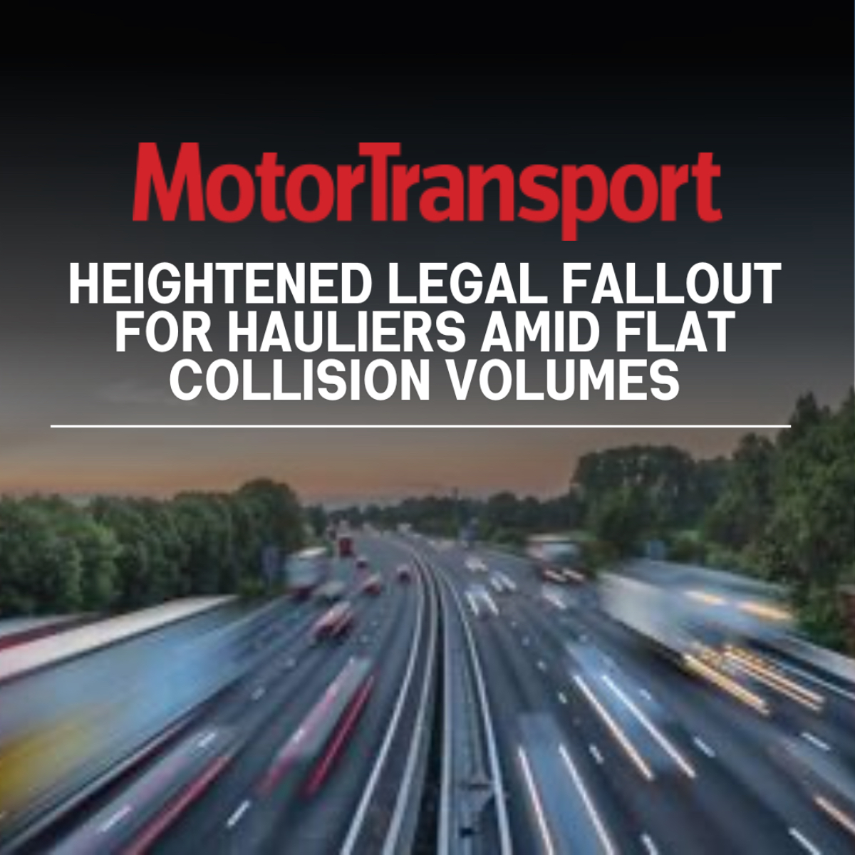 Motor_Transport's tweet photo. New road fatality and injury figures showing levels have remained broadly unchanged do not reflect the significantly more serious legal consequences for hauliers, a transport lawyer warned. FULL STORY 👉 https://t.co/Mbhu1RYJyk

#MotorTransport https://t.co/WoAPMkpYh4