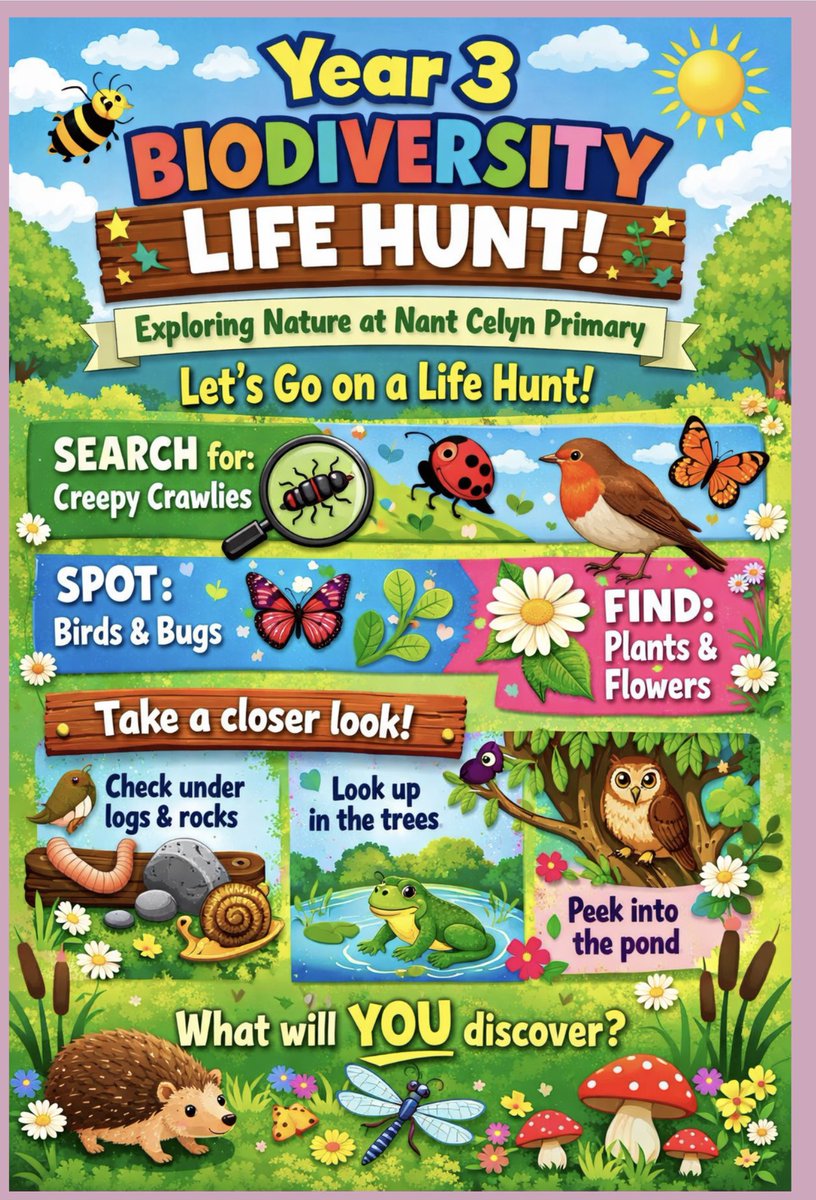 NantCelynY3's tweet photo. As part of our biodiversity topic, we went on a life hunt to see what life we could find in our school and photographed it ourselves. Then we experimented with natural resources to see how they could be used as art tools. 🌱🌿 @nantcelynschool https://t.co/HGC1lm87zA