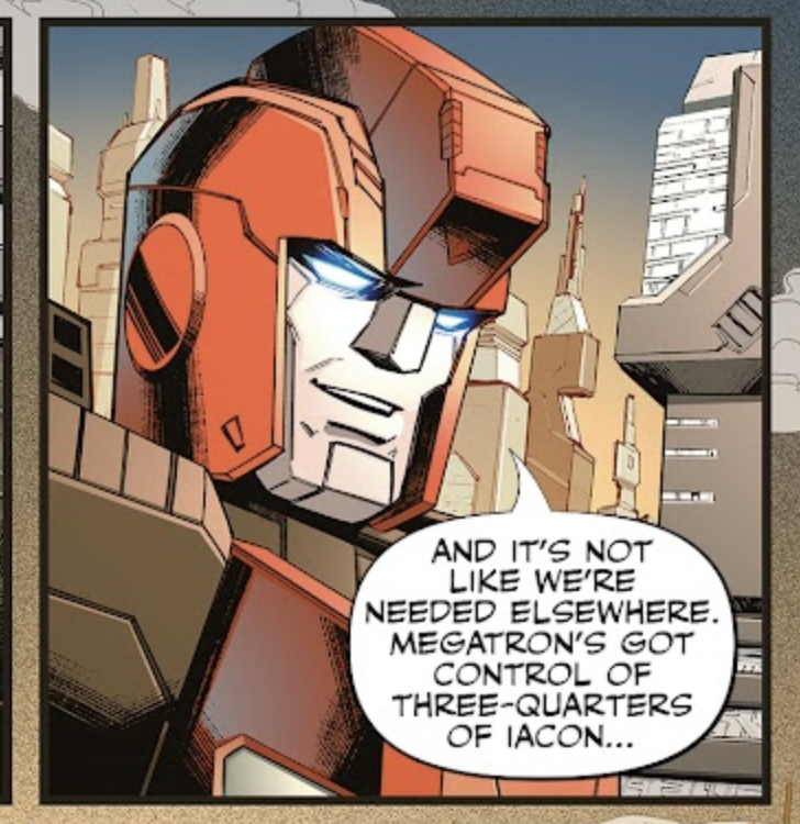 ShadowSiloe's tweet photo. Knowing this was one of the last time we saw Ironhide in the TF comics also makes me terribly sad (I love this version of him as much as I love TAAO's) 

#Ironhide #comics #IDW https://t.co/HSB2H6Kwrz
