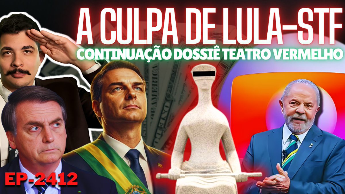 kimpaim's tweet photo. Tarifaço: Flávio SALVA e GLOBO Expõe a CULPA de LULA e STF + Continuação DOSSIÊ TEATRO VERMELHO
https://t.co/I77JTQ94Oe https://t.co/f6Py89DXbj
