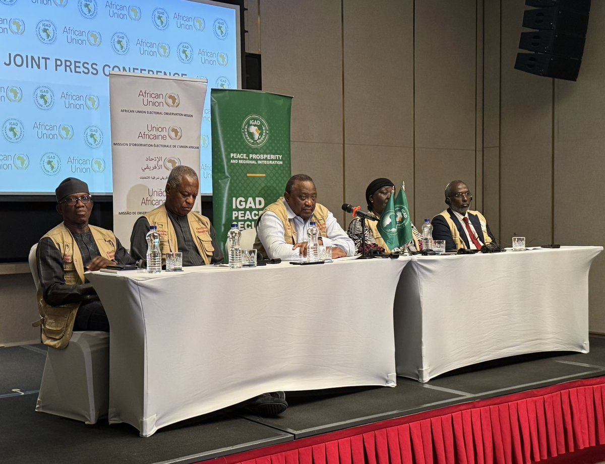 4thPresidentKE's tweet photo. Preliminary Statement: African Union Election Observation Mission (#AUEOM) to the 1 June 2026 General Elections in The Federal Democratic Republic of Ethiopia🇪🇹

https://t.co/mWmi6Lyq4u https://t.co/3uV5gui4A4