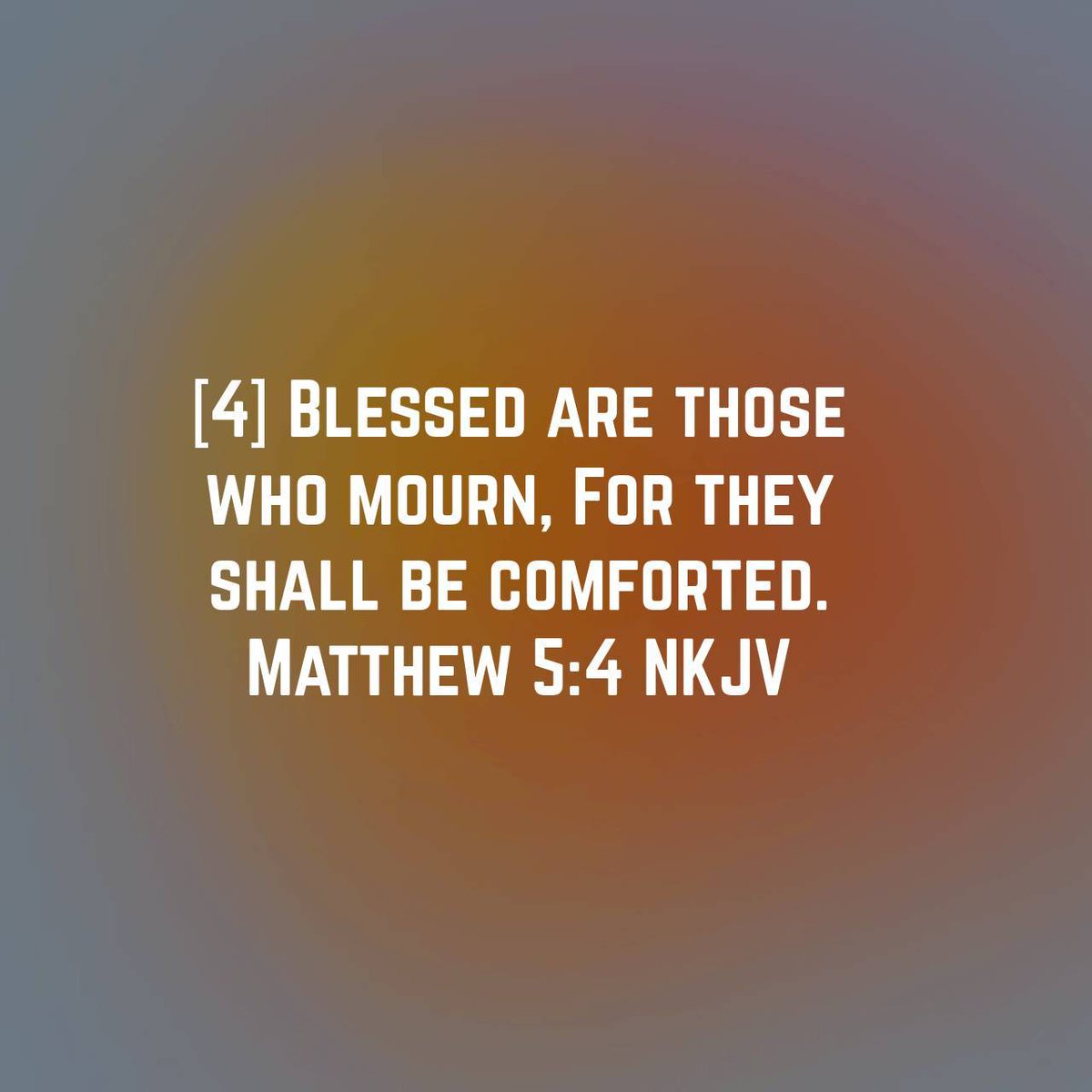 2XNoir's tweet photo. Matthew 5:4 NKJV
[4] Blessed are those who mourn, For they shall be comforted.

https://t.co/lVPqjx0zC9 https://t.co/lNfaUY85dy