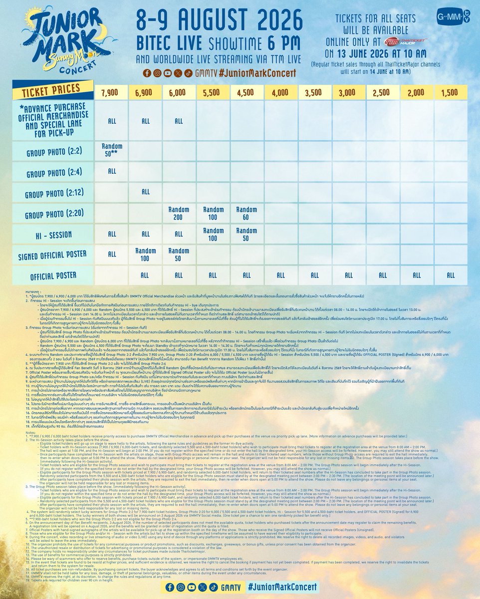 mynrcdn's tweet photo. Come on, booking your tickets
Open Jasa War/Jastip JuniorMark Concert 

✅Tickets use your data
✅Full refund if failed
✅Of course experienced in many concerts + events 

📌Secured 2,850+ tickets worldwide

💌DM ig/x: rebornjxc for info and booking
#GMMTV #JuniorMark #zonauang https://t.co/DySLh6n2xf