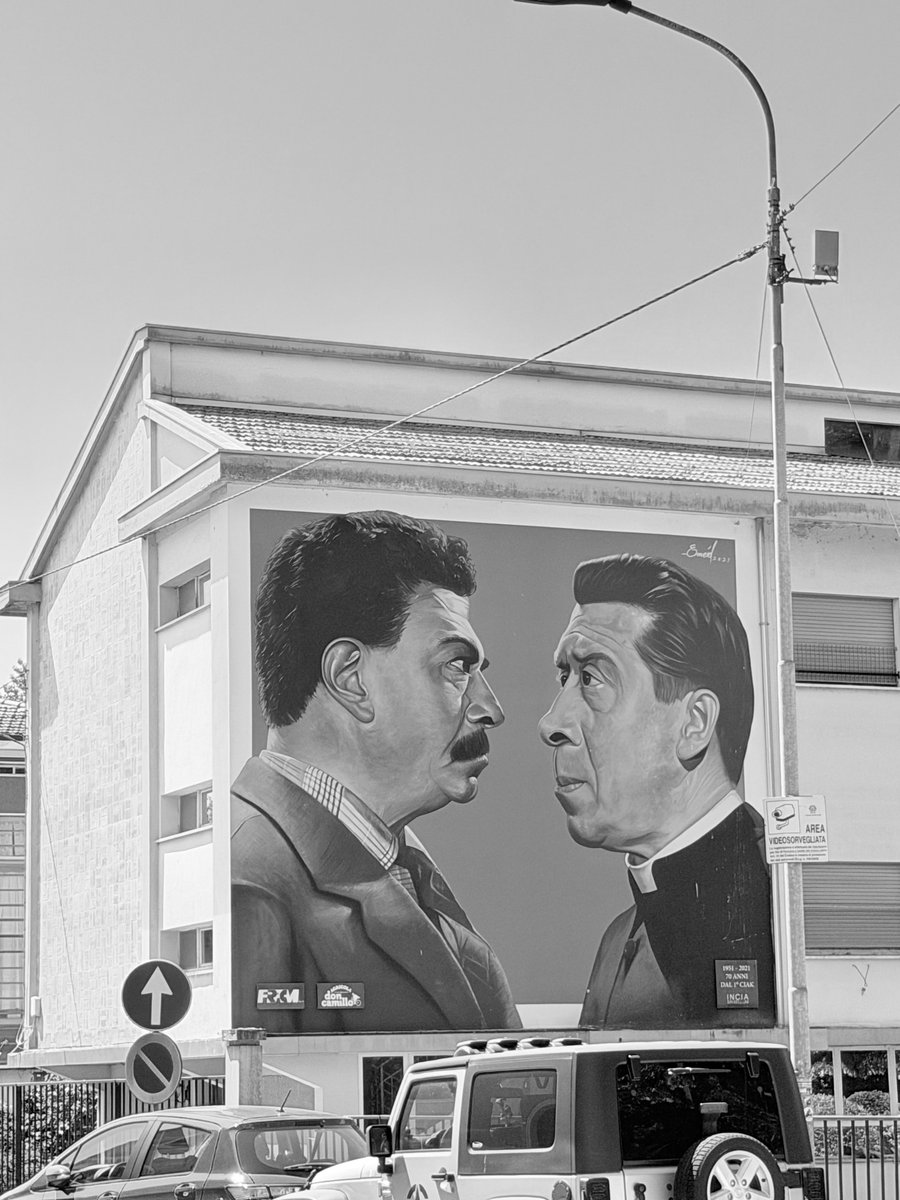 Alonein43672278's tweet photo. #photography #blackandwhite #brescello #italy #doncamillo #peppone https://t.co/0OPzOtlOUo