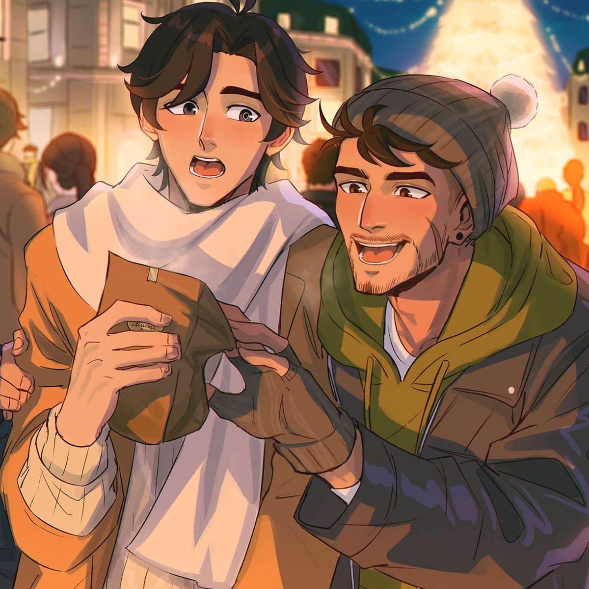 Chalseu_D's tweet photo. oh my god Pride month, time to draw my OCs kissinggggggg https://t.co/NWRegz5naV