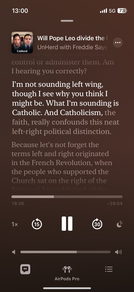 binarydee's tweet photo. I’m not sounding left wing, though I see why you think I might be. What I’m sounding is Catholic. https://t.co/Bk7ZDxUcdL