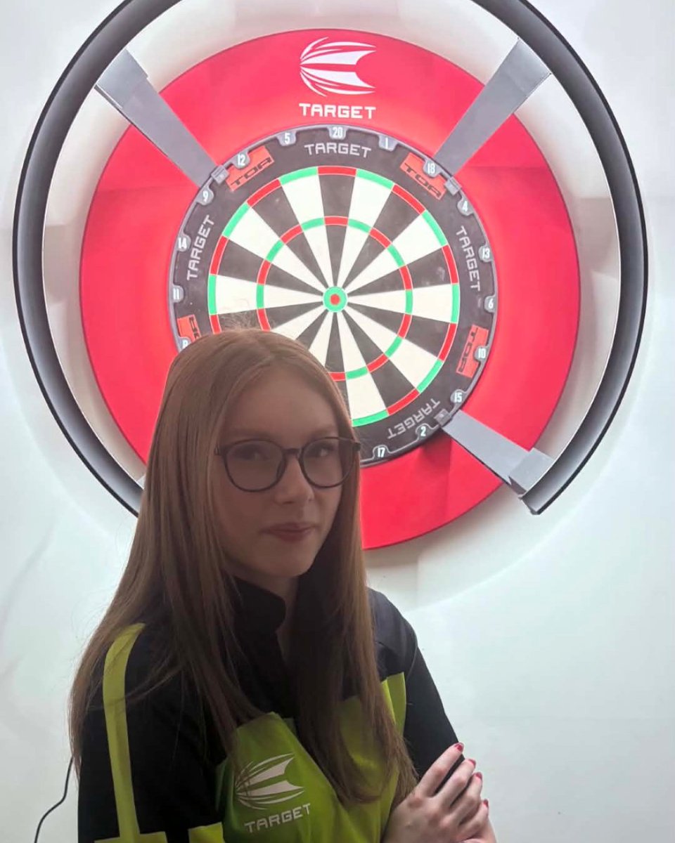 TargetDarts's tweet photo. 🚀 Welcome to Elite 1, Ruby Grey!
One of the brightest young talents in the women's game joins the Target Darts family. We're excited to support Ruby's journey as she continues to make her mark on the world stage.
Welcome to the team, Ruby! 🎯
#TeamTarget https://t.co/7oLwL12QNV