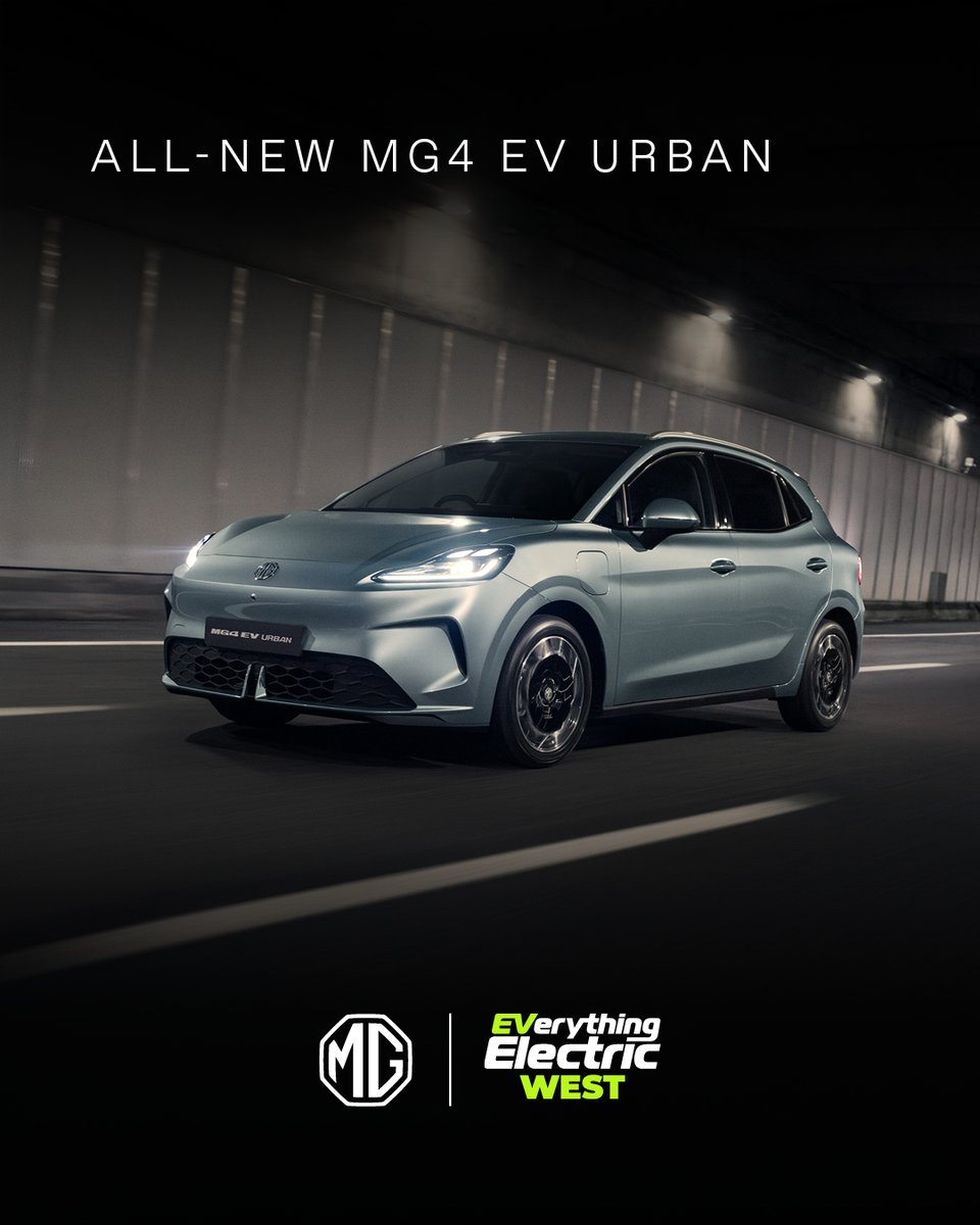 MGmotor's tweet photo. Discover what MG is bringing to Everything Electric West.

On the stand, you’ll be able to see the All-New MGS9 Plug-in Hybrid, MG Cyberster, and the All-New MG4 EV Urban.

#MG #EverythingElectricWest https://t.co/QmEgH5Nrd7