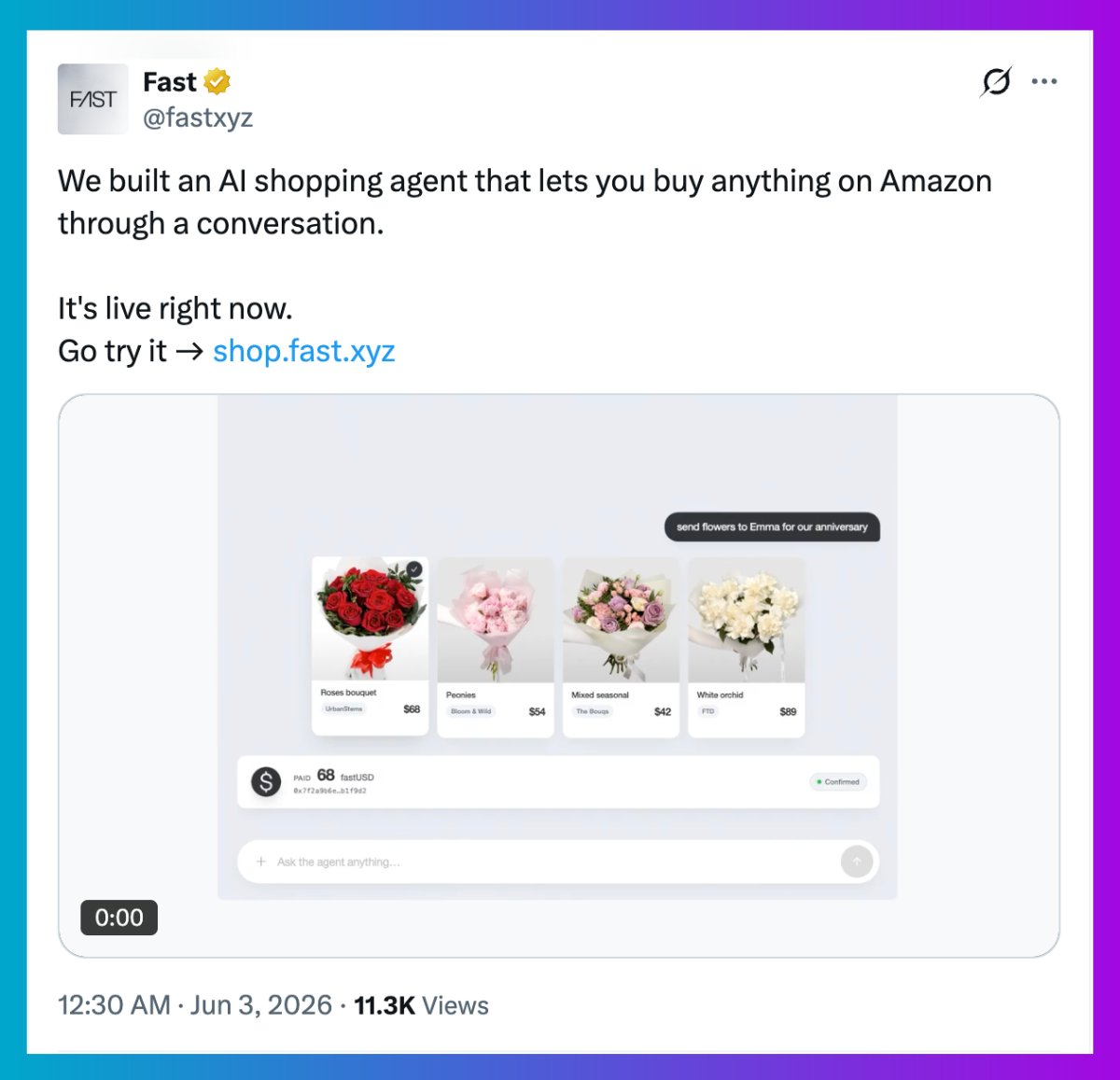 HCGemAlerts's tweet photo. 🔥 Hướng dẫn săn airdrop Fastxyz - Dự án trend AI Agent mới ra mắt Season 0 hôm nay

@fastxyz được build bởi @Pi2_Labs - Đã raise $12.5M từ Polychain, và các quỹ khác

Fastxyz đã chuyển hướng sang build AI Agent và vừa khởi động Season 0 hôm nay

📌 Hướng dẫn:

• Vào https://t.co/i75wiRV8dh và đăng kí bằng email

• Canh khi task ra mắt thì vào triển luôn nhé

Hiện task đã full, ae cứ vào đăng kí để đó trước đã nhé