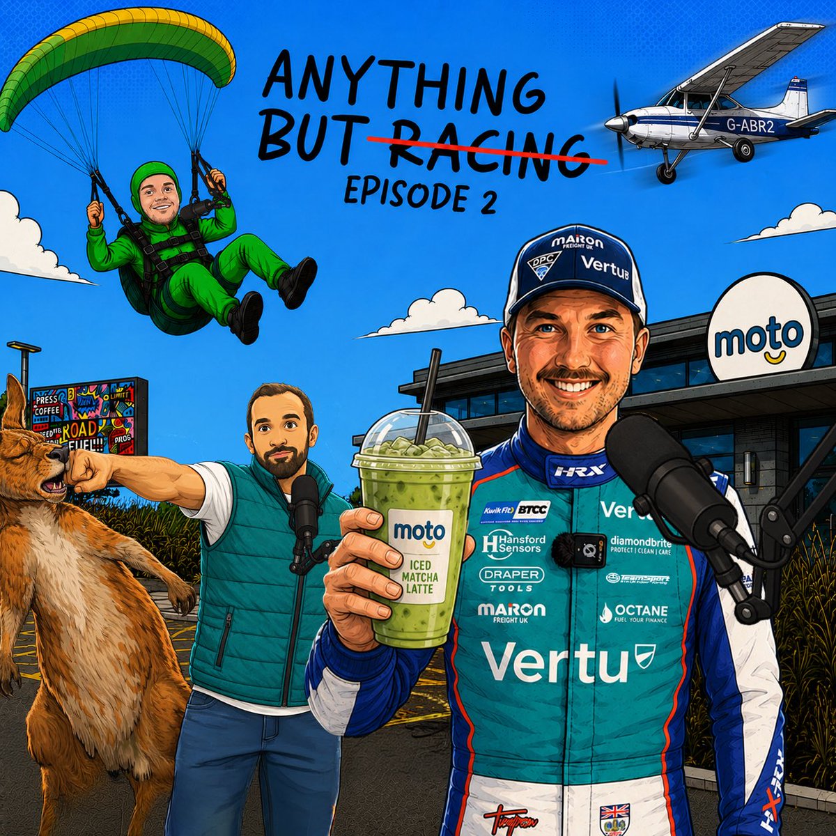 Tomingram80's tweet photo. “Matcha &amp; Sweeties” 🍬 🎙️

Episode 2 of Anything But Racing is now live! 🎥📻

Listen and watch via numerous channels! Or simply click below ⬇️ 

https://t.co/OxdVnKZpxF

#anythingbutracing #tingram80 https://t.co/RmgNuOLsXv