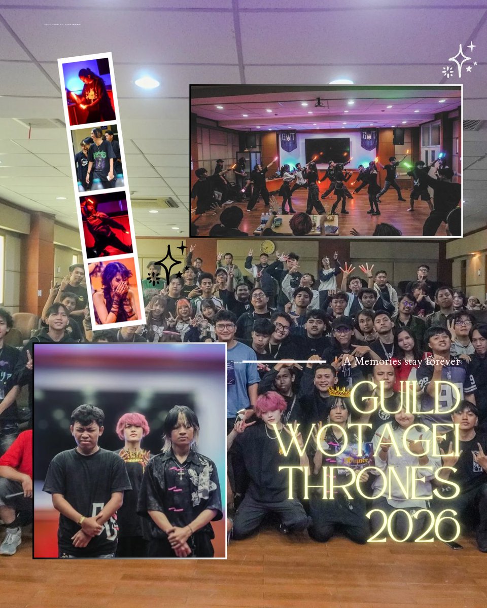 guildwotagei's tweet photo. Terimakasih atas kerja kerasnya teman-teman, tahun berlalu dan kita kembali bertemu👋 https://t.co/qw0XUxJj3j