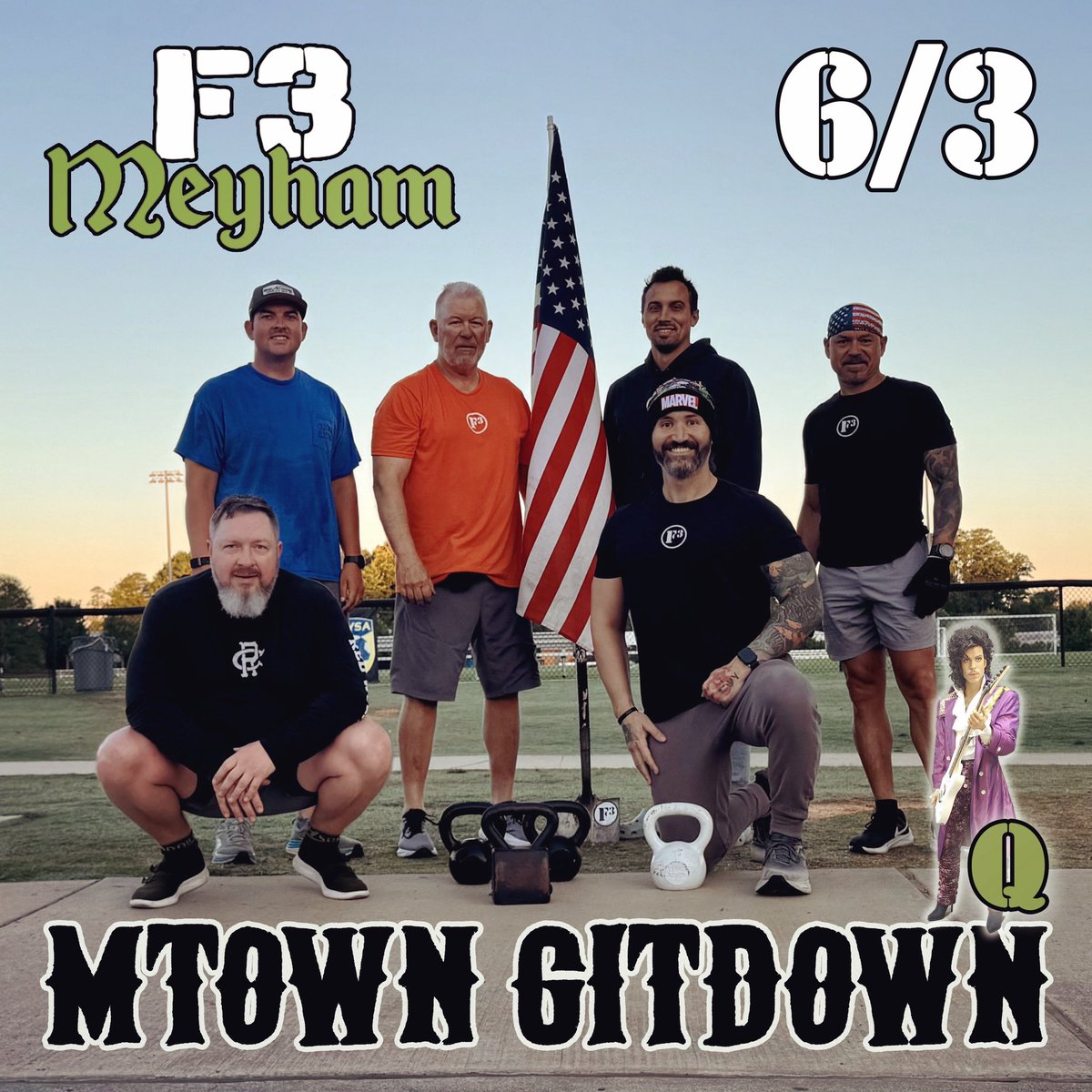F3Mebane's tweet photo. Pax posted for a prison yard style beatdown in a cool early June gloom! https://t.co/Tbk2AJMJGx