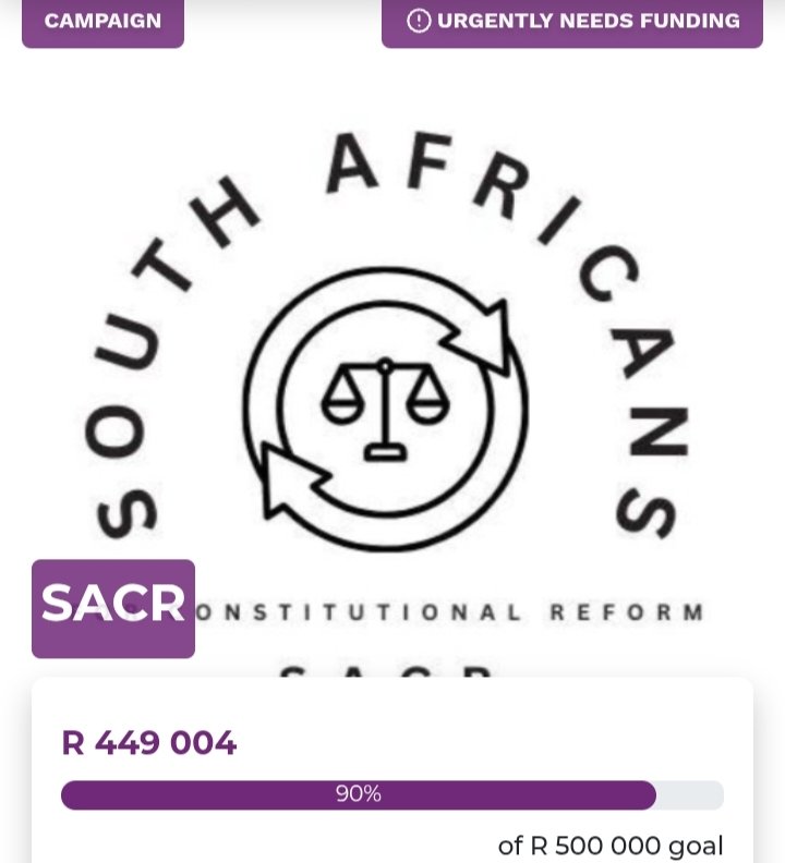 Dzungie007's tweet photo. Half a million rand raised by the public. Not for entertainment, not for politics, but to demand accountability. South Africans mean business this year. https://t.co/qRUYNCITjE