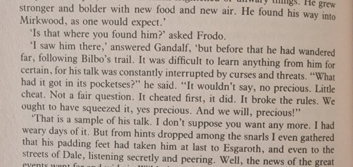 ShroudedHand's tweet photo. The idea of Gandaf doing a Gollum voice for Frodo amuses me greatly https://t.co/B3zhcDnjzw