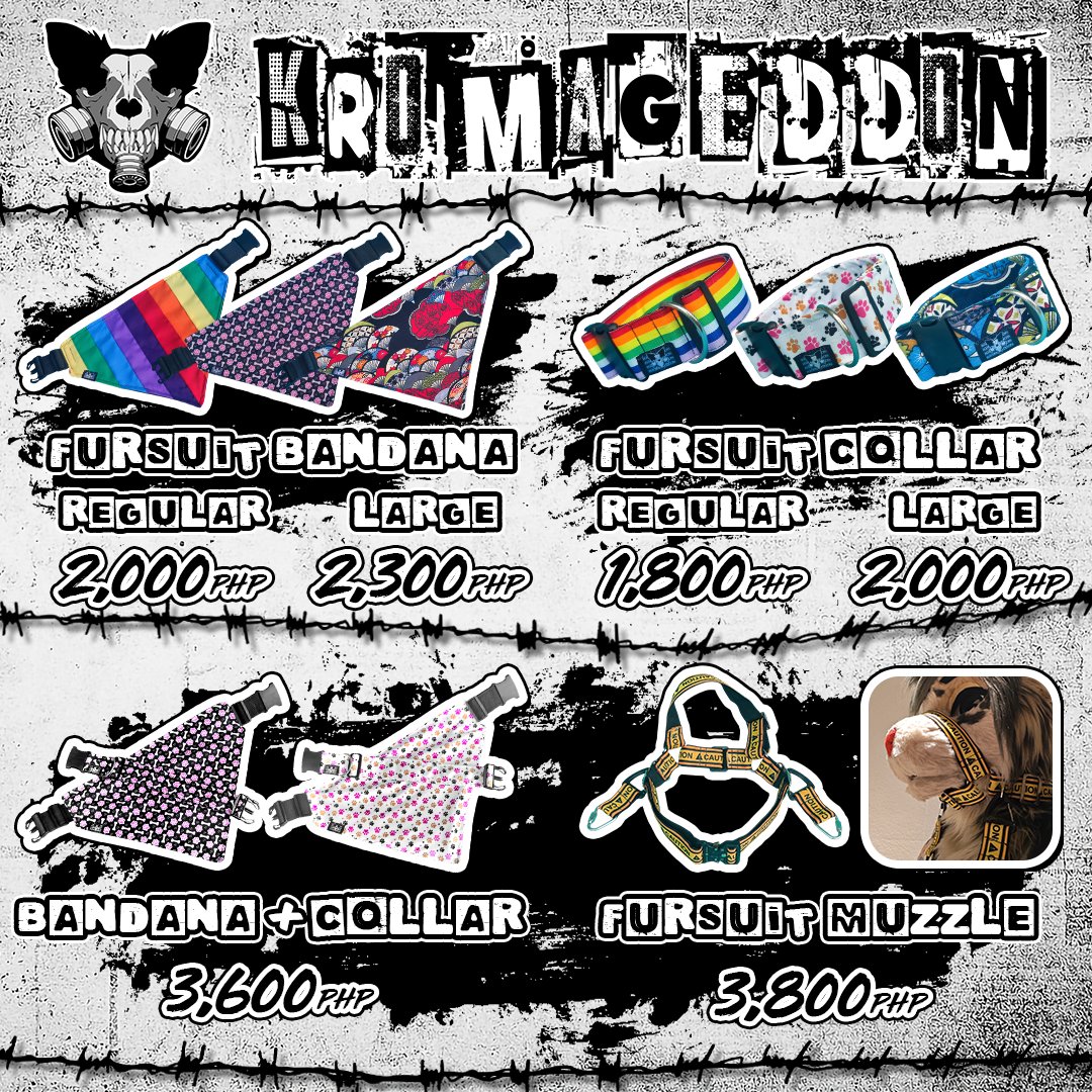 Kromageddon's tweet photo. Only 3⃣ more days until PhiliFur! 
Drop by booth H3 for con-exclusive discount! 🔥

Here are some of our merch lineup, with more apparels, stickers, prints, knitted and crochet accessories in store! 🤙 https://t.co/5i2wkQXAWP