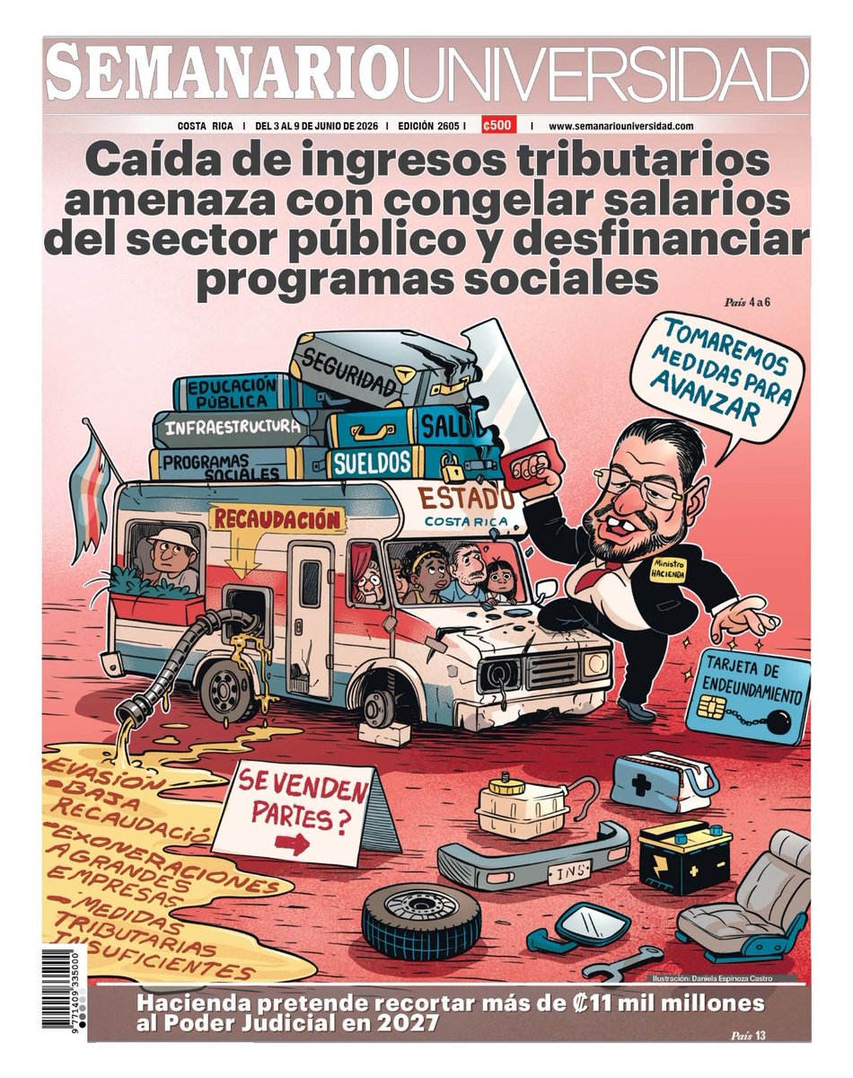 SemanarioU's tweet photo. #SU. Le presentamos la nueva edición del Semanario Universidad. Puede leer su contenido en nuestro sitio web https://t.co/YSsSXytCJ7 o comprar la versión impresa en su punto de venta más cercano: https://t.co/tbsENGyymN. Suscripciones: https://t.co/2YgQp1gE7A https://t.co/U41hDPklsm