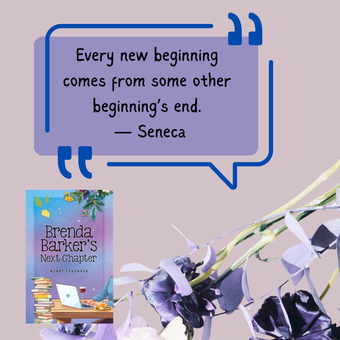 BlydynSquare's tweet photo. Brenda Barker learns that there's a new beginning at any age in author Wendy Tokunaga's newest novel "Brenda Barker's Next Chapter." Have you read it yet? https://t.co/cqhbYiYBEH