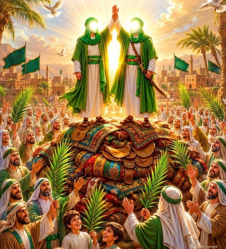 naji_388's tweet photo. غدیر، روزِِ اتمامِ حجتِ تاریخ است؛ آنجا که حق، بر بلندایِ دستِ پیامبر ایستاد.

#لبیک_یا_خامنه_ای https://t.co/sTmXNHdYnY