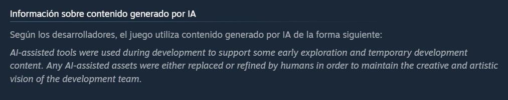 TusGangasGaming's tweet photo. 🚨 Tomb Raider: Legacy Of Atlantis se está realizando con ayuda de IA generativa

Tal y como podemos ver en Steam, se utilizó IA durante el proceso de desarrollo como apoyo y contenido temporal. 

Los elementos finales fueron revisados o reemplazados por humanos para preservar la visión creativa y artística del equipo.
