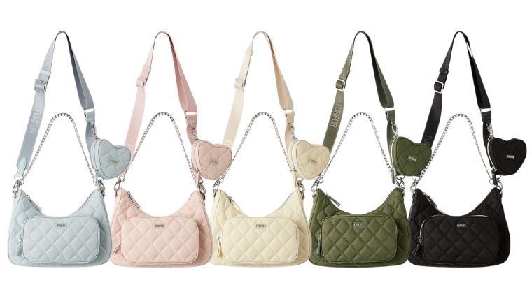 再入荷🎉／ FURFUR(ファーファー) ・2SETナイロンキルティングムーン