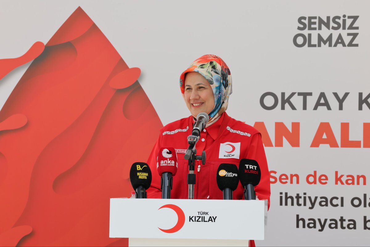 Kizilay's tweet photo. Oktay Kaynarca Kan Alma Birimi Açıldı! 🩸

Genel Başkanımız Prof. Dr. Fatma Meriç Yılmaz ve Oktay Kaynarca’nın katılımıyla, Oktay Kaynarca Kan Alma Birimimizi Malatya’da açtık.

Bir ünite kan, bir hayat hikâyesinin devamı demek. 🌙 #CandanBağlıyız https://t.co/zMMxwavITk