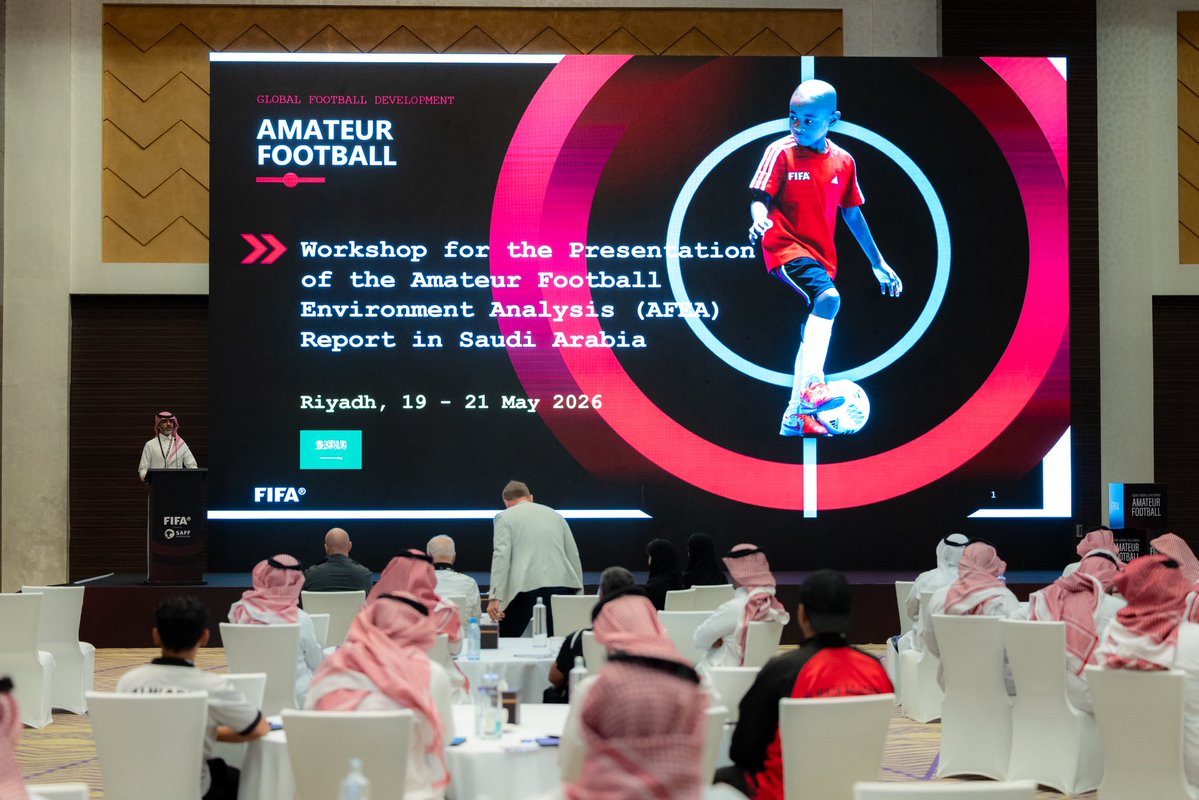 saudiFF's tweet photo. الاتحاد السعودي يختتم ورشة عمل FIFA لتطوير كرة القدم للهواة بالرياض.
🔗- https://t.co/WHxFv0yLu0 https://t.co/TMiFh4mWsY
