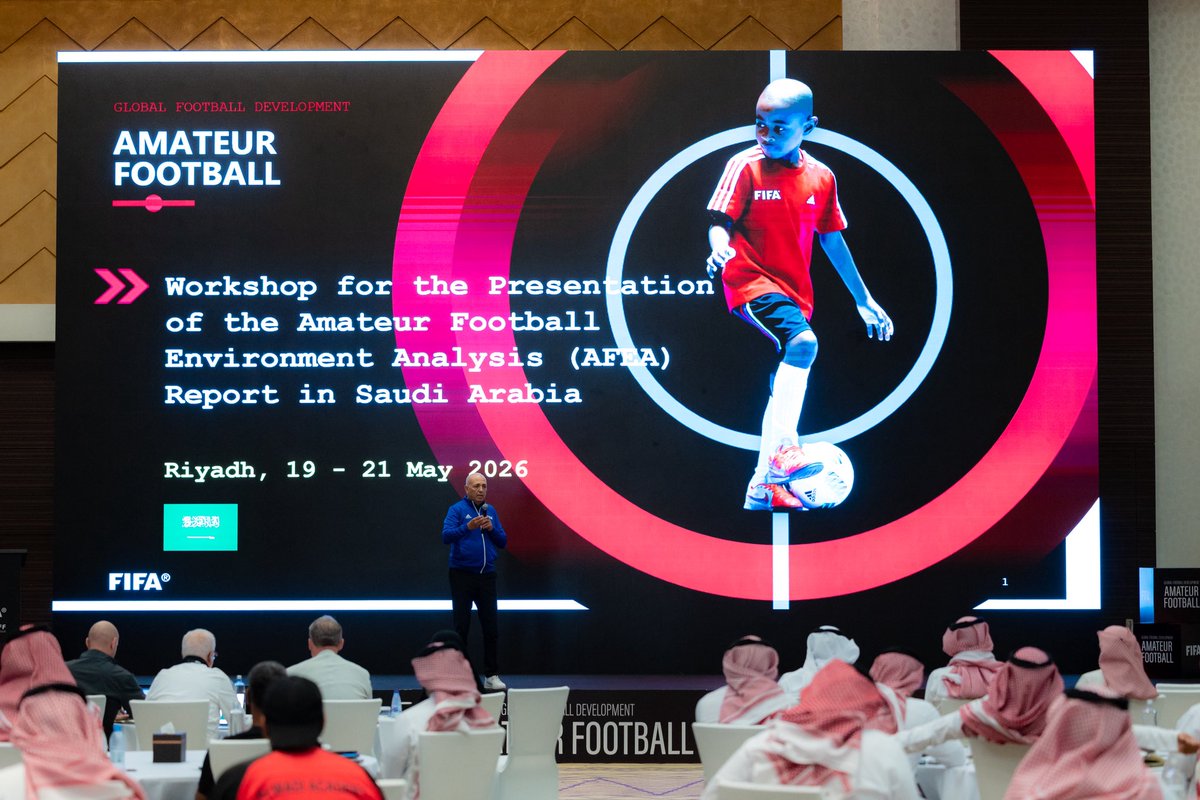 saudiFF's tweet photo. الاتحاد السعودي يختتم ورشة عمل FIFA لتطوير كرة القدم للهواة بالرياض.
🔗- https://t.co/WHxFv0yLu0 https://t.co/TMiFh4mWsY