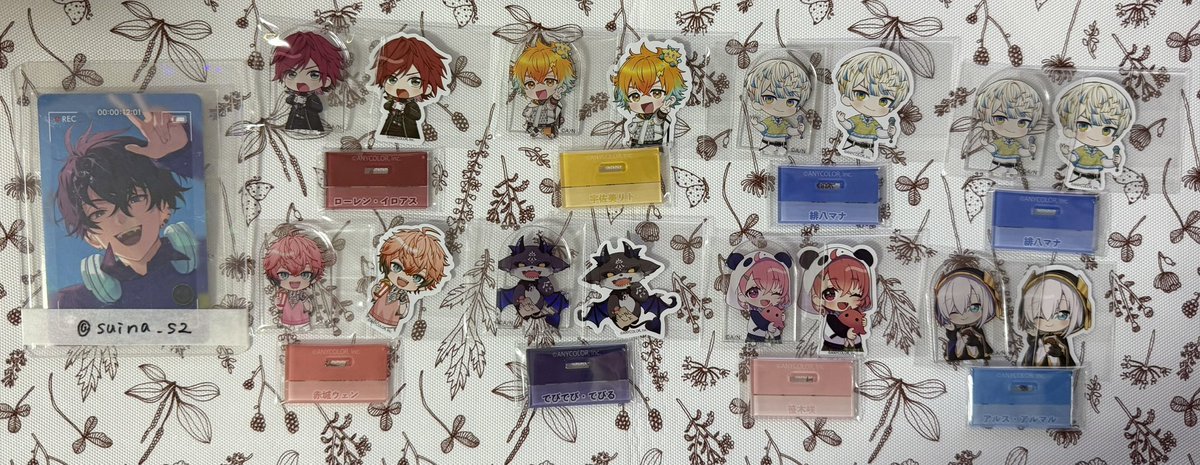 suina_s2's tweet photo. 【交換】にじさんじ チョコエッグ にじさんじ2 アクリルスタンド ダイカットシール

譲▶︎画像1枚目
求▶︎画像2枚目🤝＞＞🦉🎻各1ずつ

郵便でのお取引希望
🤝さん最優先の為決まり次第🦉🎻さん予定の為お時間頂戴いたします
検索からも御気軽にお声掛け下さいませ🌸 https://t.co/WTbO41mxwF