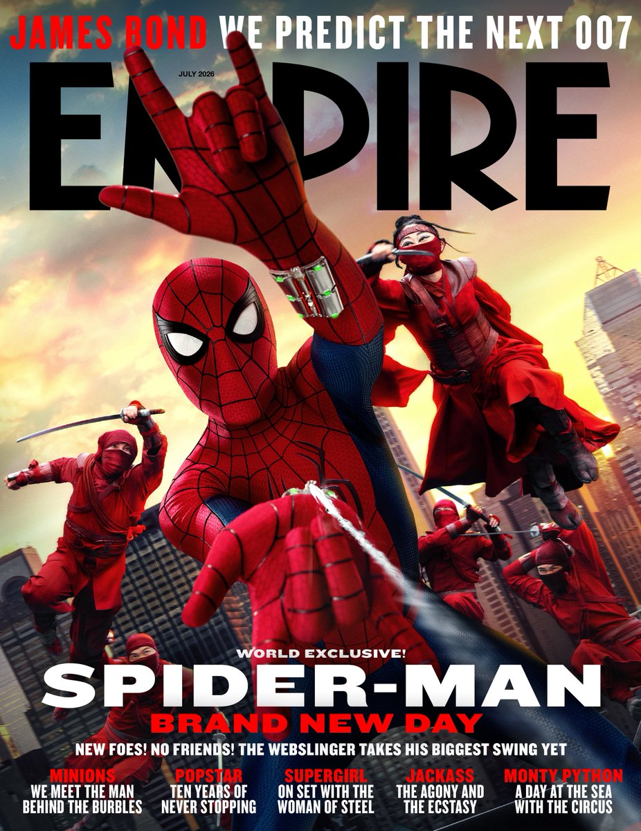 empiremagazine's tweet photo. 🚨ISSUE PREVIEW🚨

Our Spider-Man: Brand New Day issue swings onto newsstands tomorrow. Here's a sneak peek at what's inside...  

Read more: https://t.co/sgHUqx8Chs https://t.co/rZU3rlwrj2