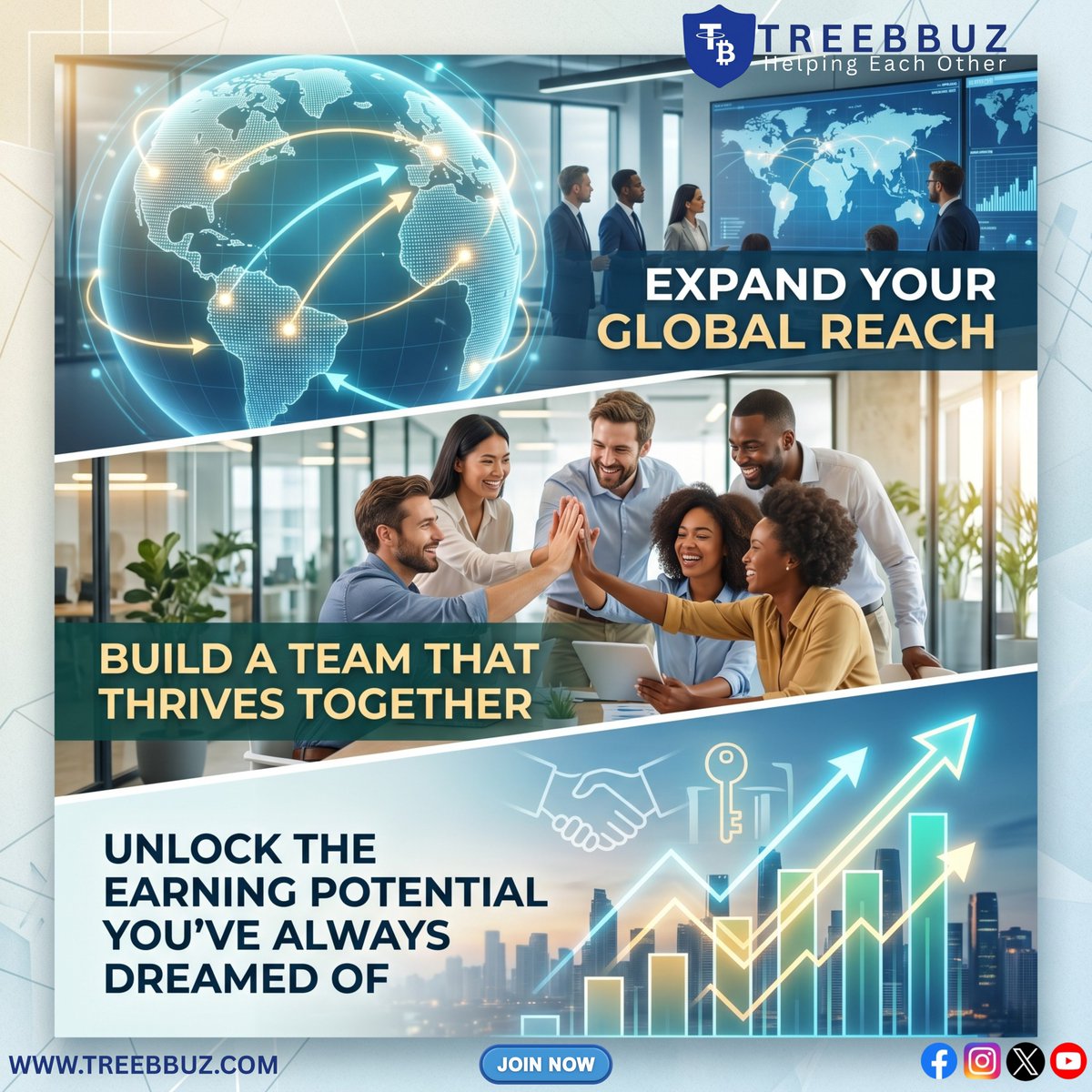 TreeBuz's tweet photo. True business scaling requires the right ecosystem—one that breaks regional boundaries, fosters high-performing teams, and maximizes financial efficiency
📷 Join with us today: https://t.co/JB72t4hEo4 📷 
#Treebbuz #Web3 #GlobalReach https://t.co/3yOc5R2jJk