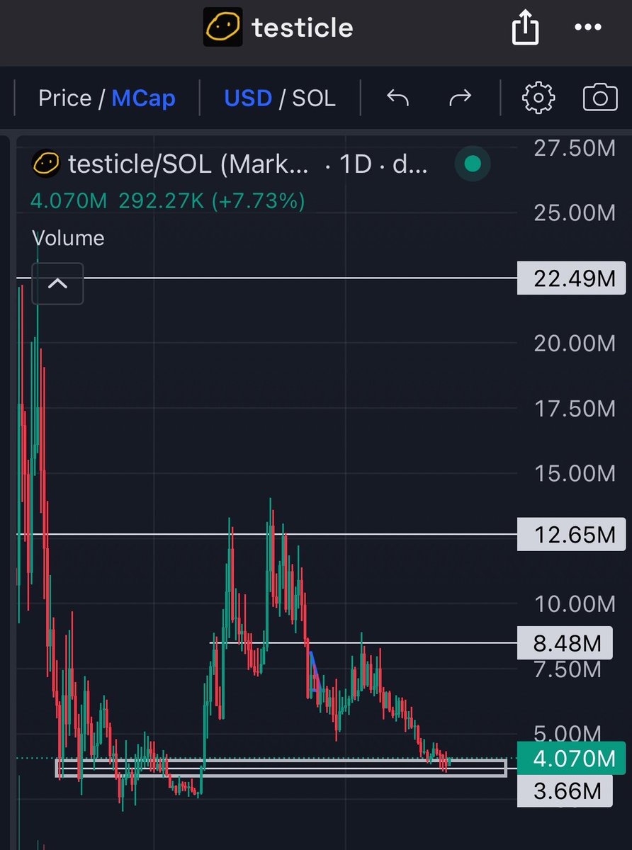GEMKINGG's tweet photo. Send $testicle back to 10M+ from this level https://t.co/tdFI4HUtxd
