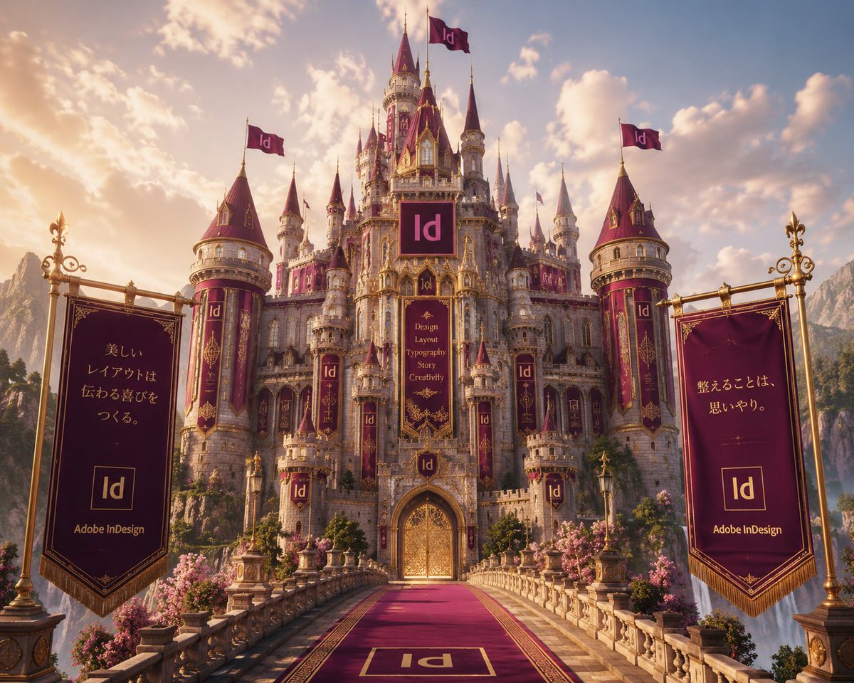19A40170736's tweet photo. #CreatorConnect
生成AIで遊ぶ
Adobe Castleを守るお城を召喚
InDesign城の旗にある
「整えることは、思いやり」
勝手に生成してきたけど、
ツボを突きすぎてw
前回のAdobe城郭ののぼり
「創造は、ここに集う」
も勝手に生成してきたけど
ちゃんとセンスがあるw
言葉の生成、新たな発見💡 https://t.co/vhdxTjENCO