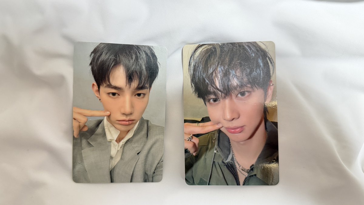 gyucv_'s tweet photo. and2ble AND2BLE 交換

求 ギュビン(異種も検討いたします)
讓 ハオ スンオン 

郵送にて交換希望です🤝🏻心当たりのある方お気軽にお声がけください。#AND2BLE交換 https://t.co/SGmNJgBSPT