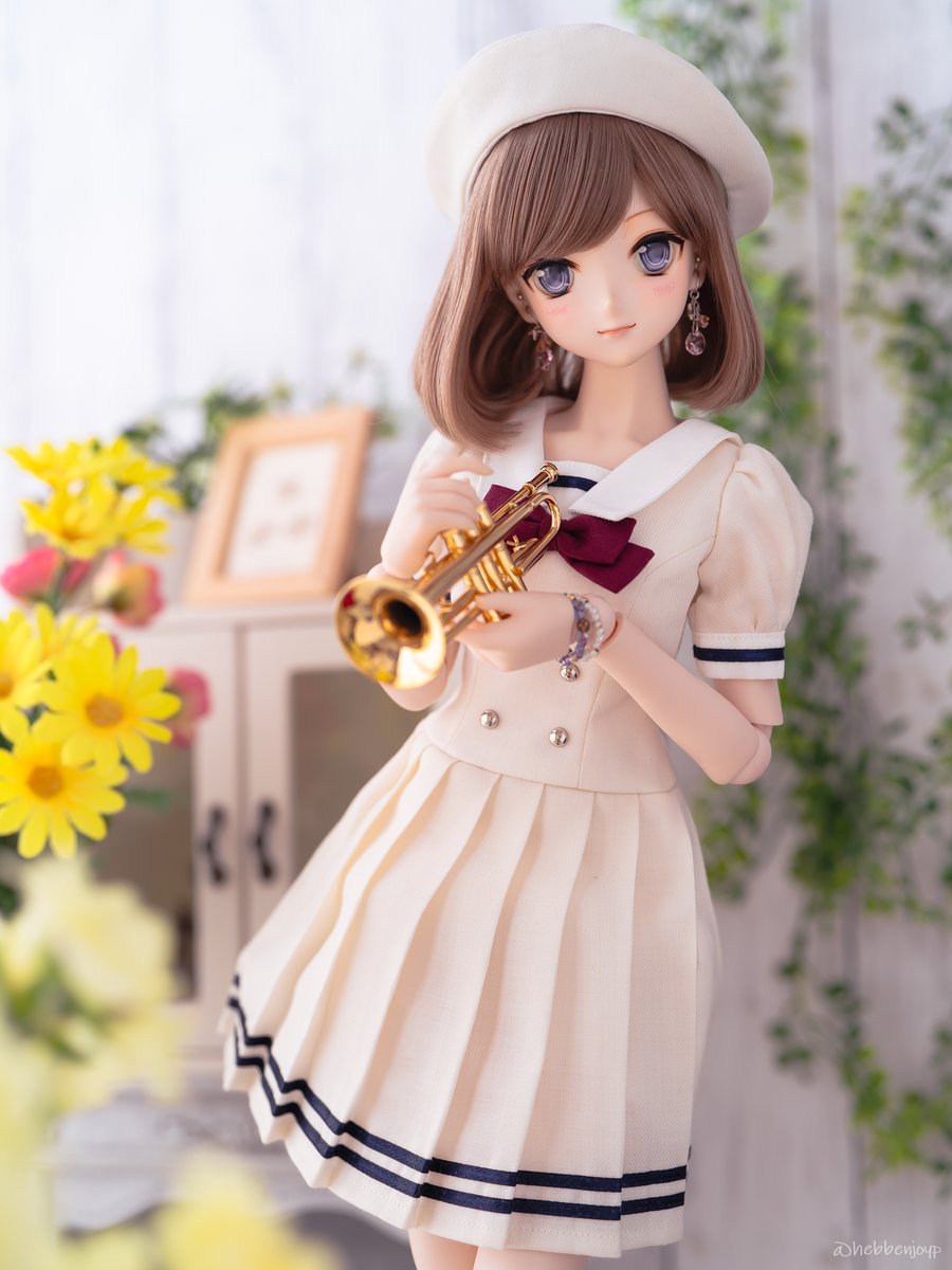 hobbenjoyp's tweet photo. 吹奏楽部のみのりさん♪☺️🎺
#plusmoon https://t.co/OKxGPo77bM