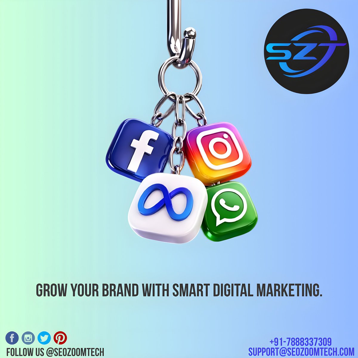 SeoZoomTech01's tweet photo. 🚀 GROW YOUR BRAND WITH SMART DIGITAL MARKETING! 📱💡 Unlock the true potential of your business with #SeoZoomTech! From social media marketing and SEO to paid advertising and brand promotion, FacebookMarketing 📊🚀🌐💼✨📱🔥 https://t.co/mHwHT5Lp0e