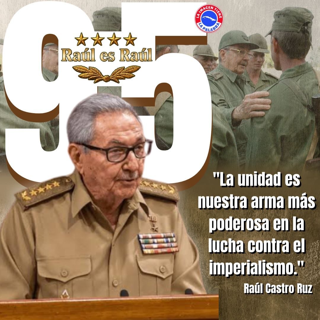 cubacooperaven's tweet photo. Desde cada rincón de 🇻🇪, de Táchira a Lara, las batas blancas cubanas felicitamos al General de Ejército Raúl Castro Ruz. Su entrega total al Partido y a la Revolución es la fuerza que nos impulsa a diario en los CDI y comunidades. ¡Abrazo fraterno, Raúl! 🇨🇺❤️ #95DeRaúl https://t.co/U3lmNGqvsK